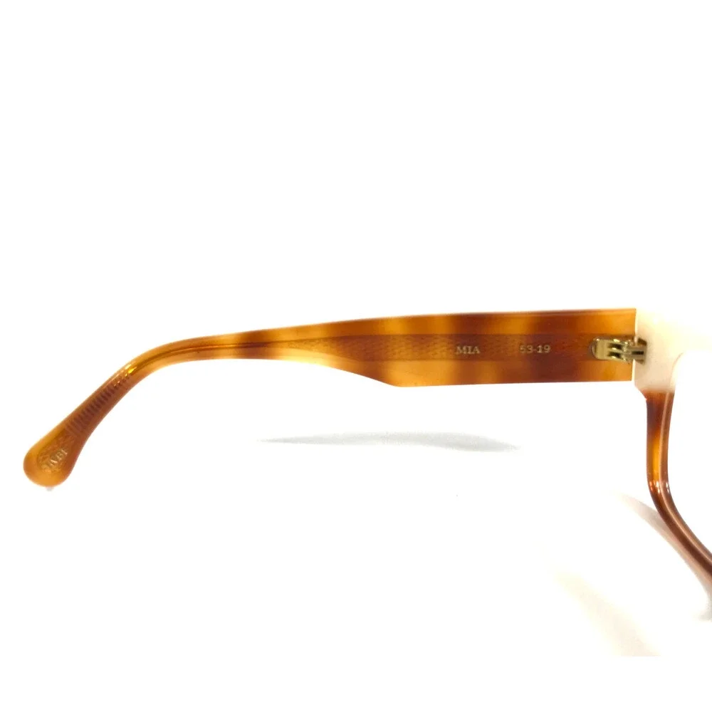 Alfred Kerbs Eyeglasses Frames MIA HVBE Havana Beige Square Full Rim 53-19-140